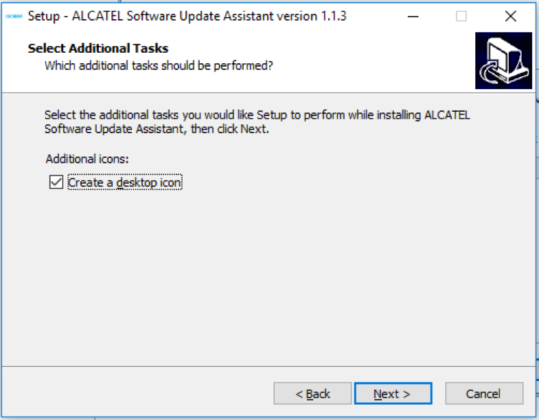 Go Flip V - Software Upgrade/Repair Assistant Tool (SURA) – Alcatel